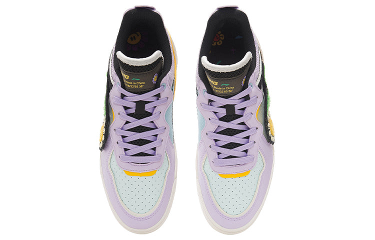 Кеды (WMNS) Li-Ning Wave V1 Cherry Blossom Series 'Purple Mint', фиолетовый — фото 4