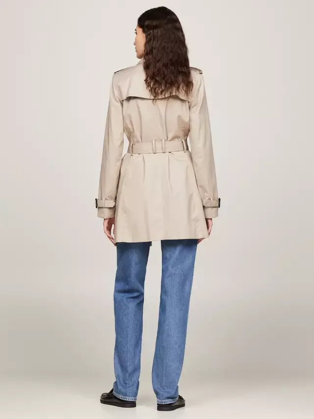 Тренч Heritage из чистого органического хлопка Tommy Hilfiger, Beige — фото 2