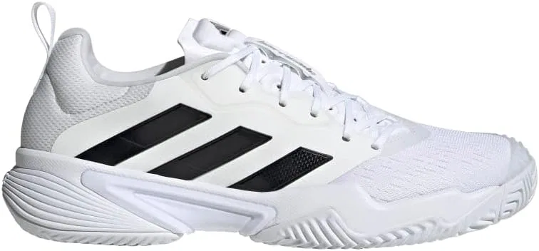 Кроссовки теннисные Adidas Barricade Clay, White/Core Black/Matte Silver — фото 2