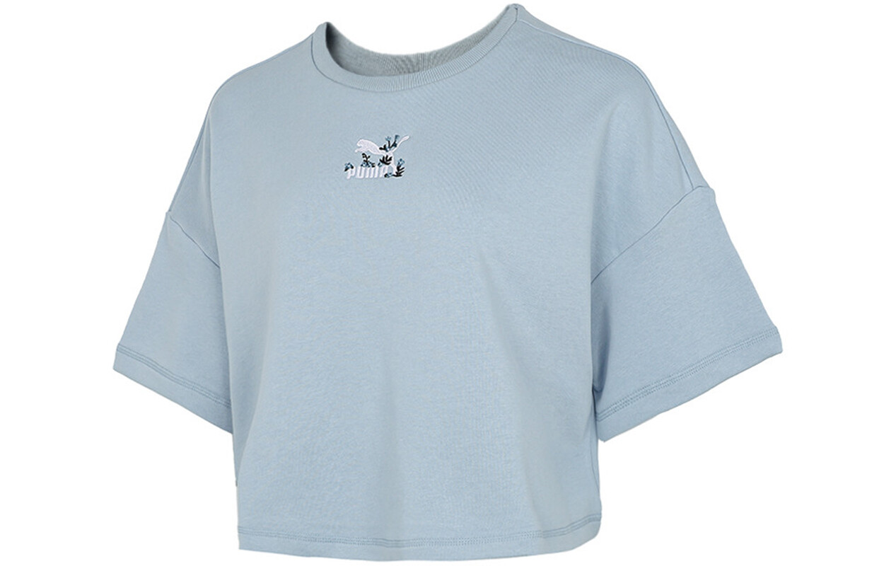 

Женский укороченный топ Puma, цвет Blue