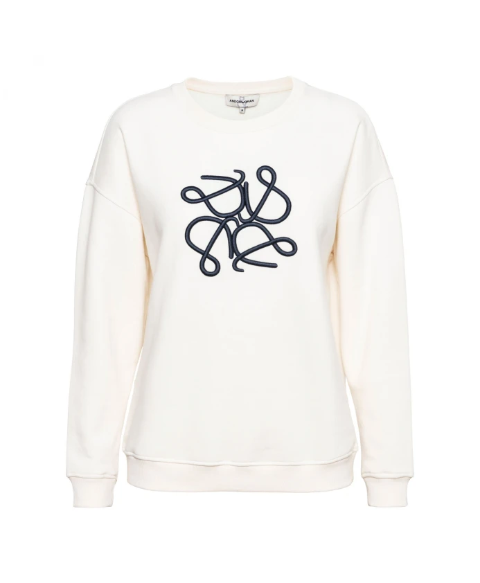 

Уютная толстовка с круглым вырезом &Co Woman, бежевый