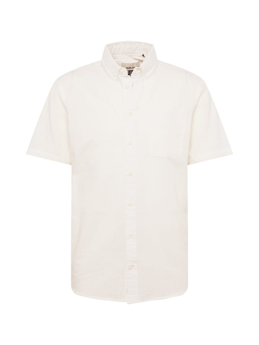 

Рубашка на пуговицах классического кроя BLEND, Natural White