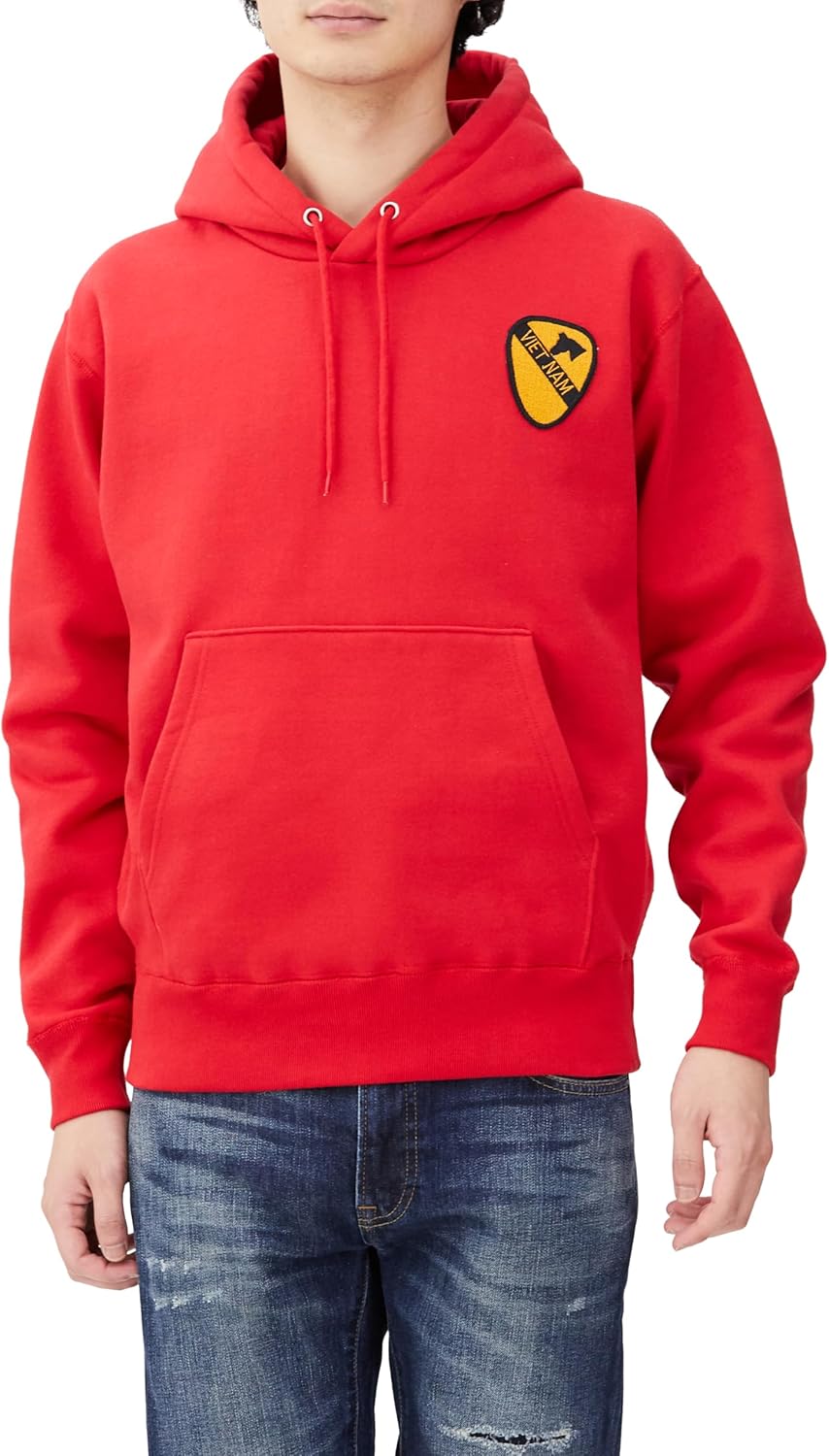 

Толстовка с капюшоном в стиле F, нашивка с гербом армии США, плотность ткани 12,4 унции, флисовая подкладка, красный цвет F-Style