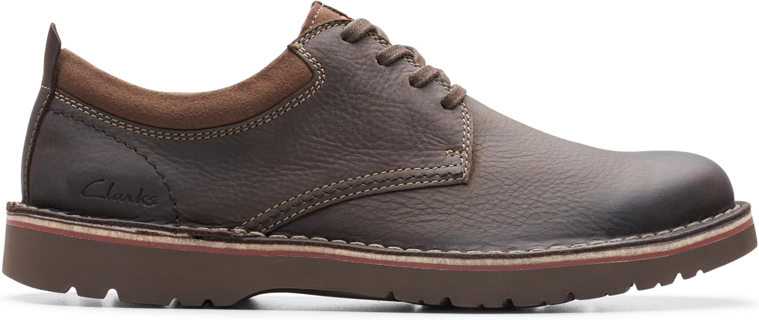 Мужские низкие оксфорды Clarks Eastridge, темно-коричневый — фото 2