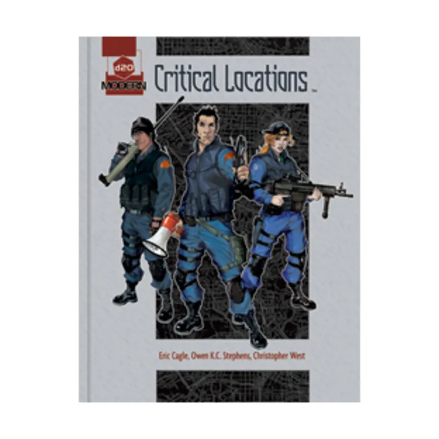 

d20 Critical Locations, d20 Modern (WOTC), мягкая обложка