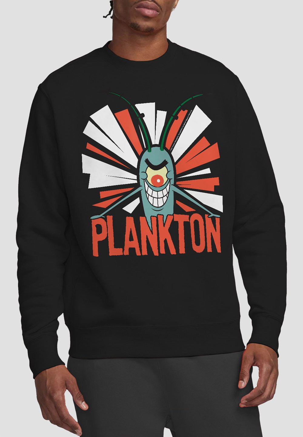 

Толстовка SPONGEBOB PLANKTON Cotton Soul, черный