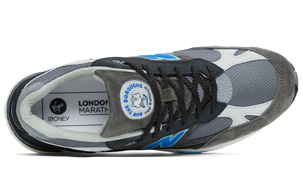 Кроссовки run the boroughs x 991 сделано в англии New Balance, серый — фото 4
