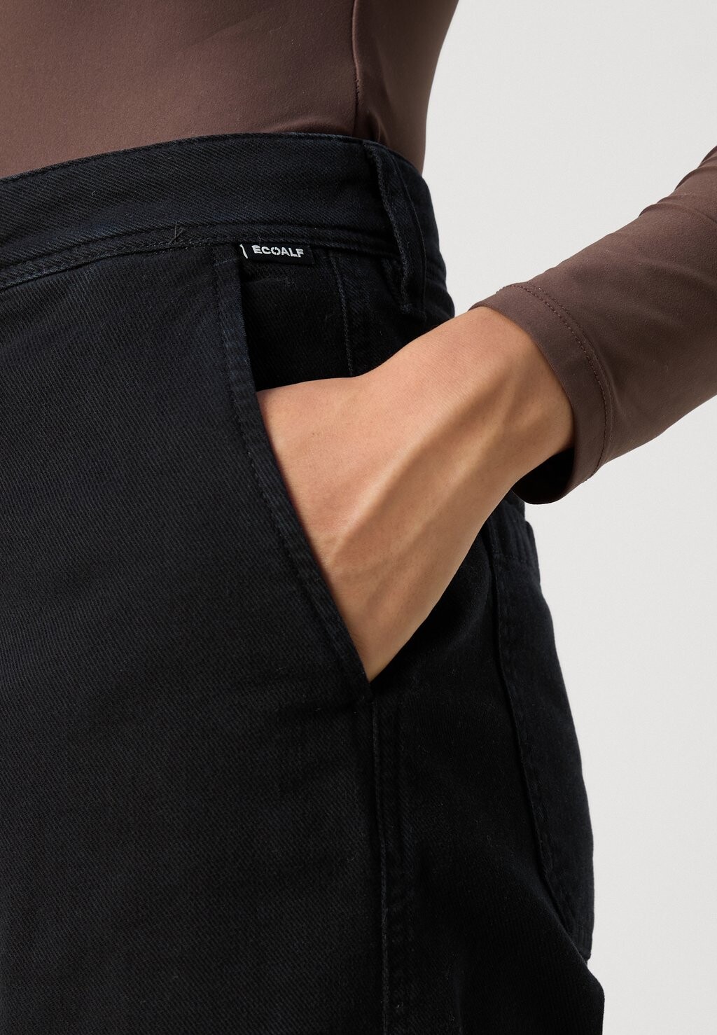 

Расклешенные джинсы PANTS WOMAN Ecoalf, черный