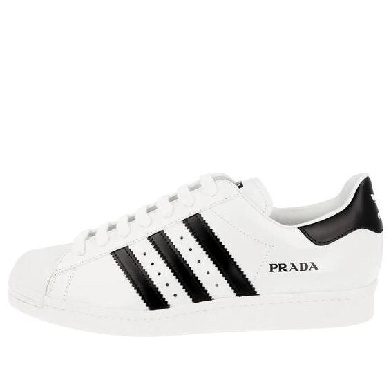 

Кроссовки Prada x Superstar Adidas, белый
