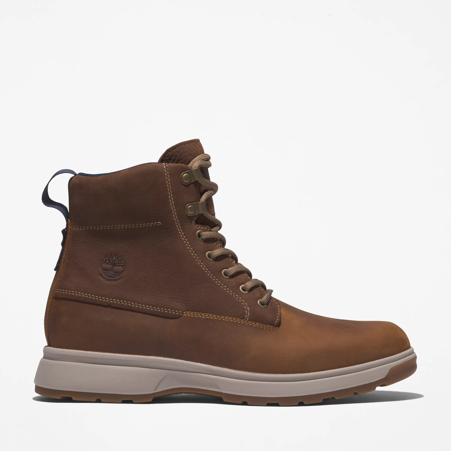 

Мужские водонепроницаемые ботинки Atwells Ave Timberland, цвет Rust Full-Grain