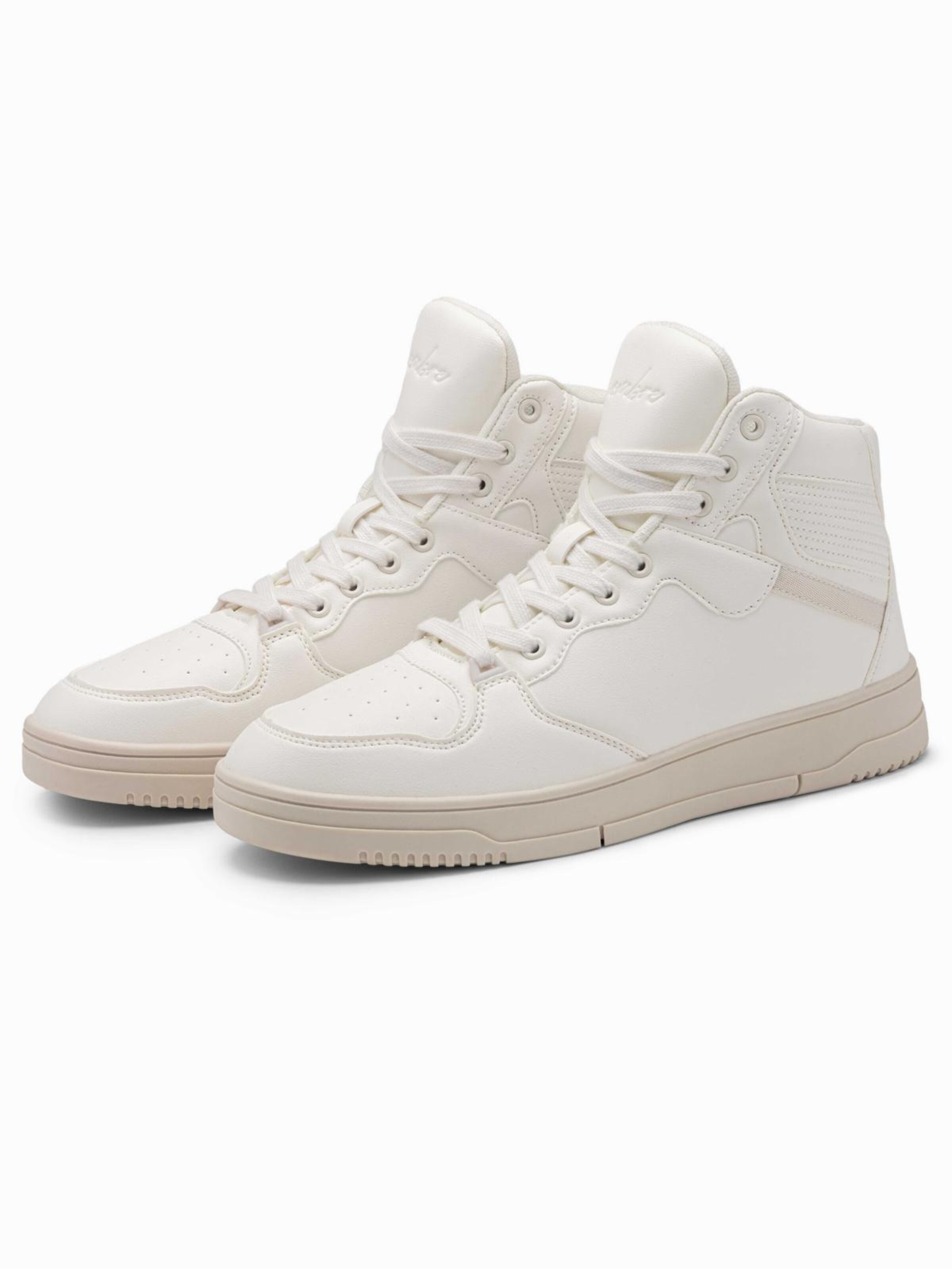 Ombre Кроссовки High-Top 'Fosh-0139' в белом цвете — фото 4