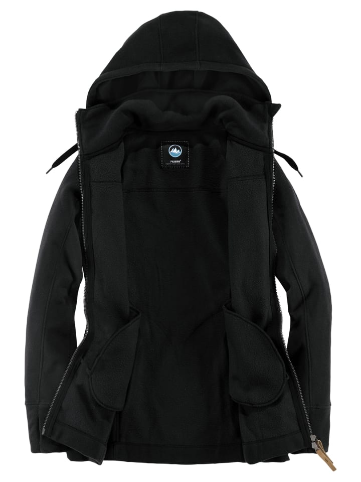 

Флисовая куртка черного цвета Polarino