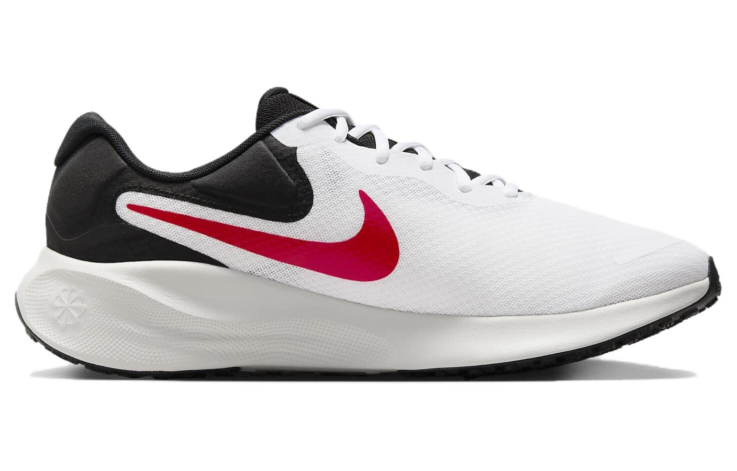 Кроссовки Nike Revolution 7 для бега с низким верхом, белый/черный — фото 2