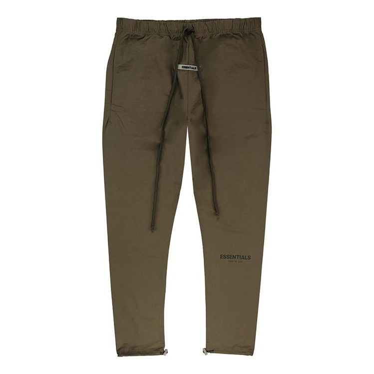 

Повседневные брюки Fear of God Essentials Rain Drum Reflective Nylon Sweatpants 'Brown'