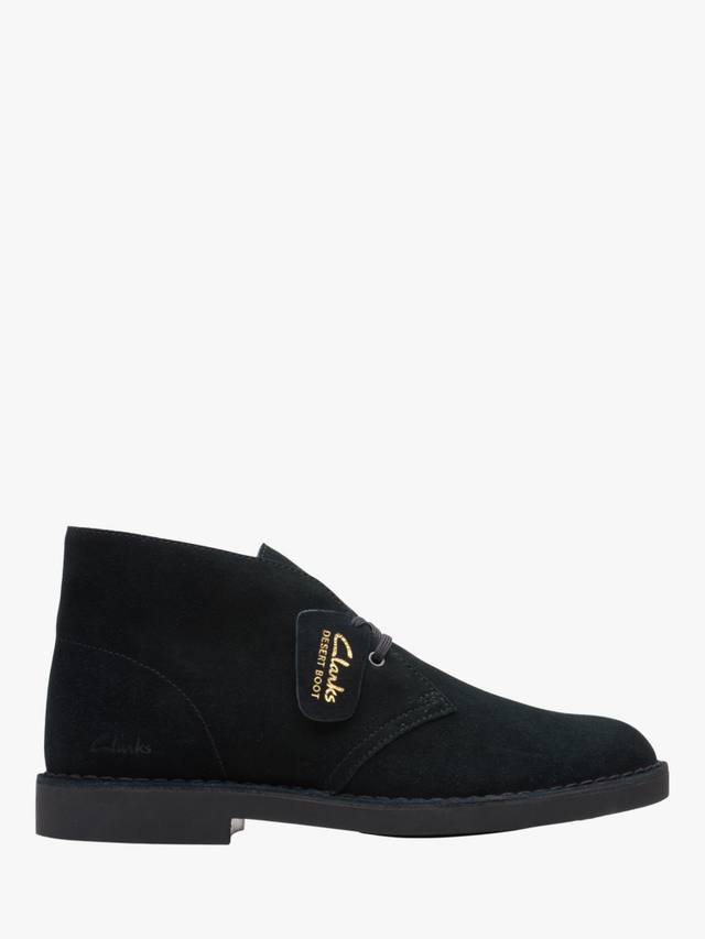 

Замшевые пустынные ботинки evo Clarks, черный