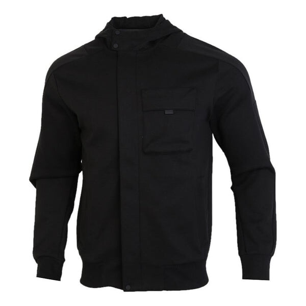 

Куртка adidas Th Htt Peach Sports hooded Windproof Jacket Black, черный