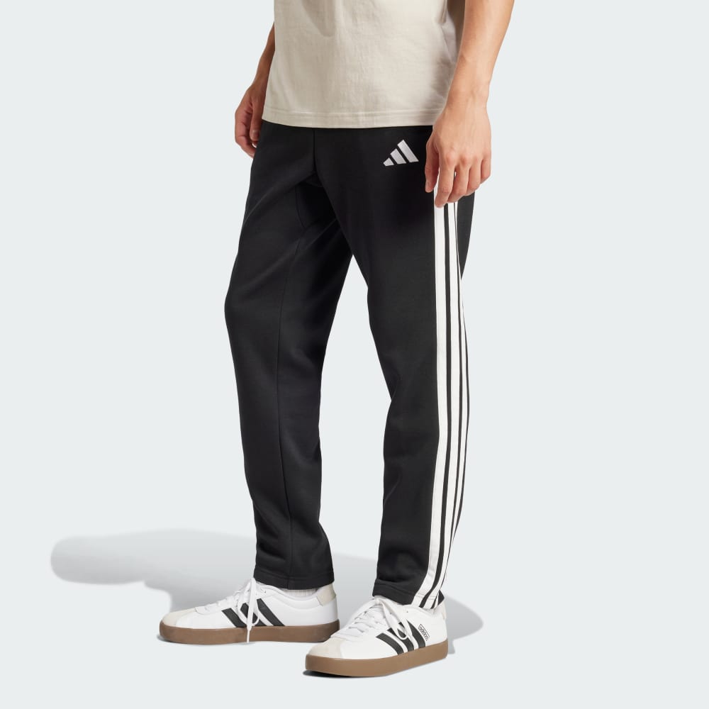 

Спортивные брюки Adidas Essentials 3-Stripes Fleece Pants Open Hem, черный/белый