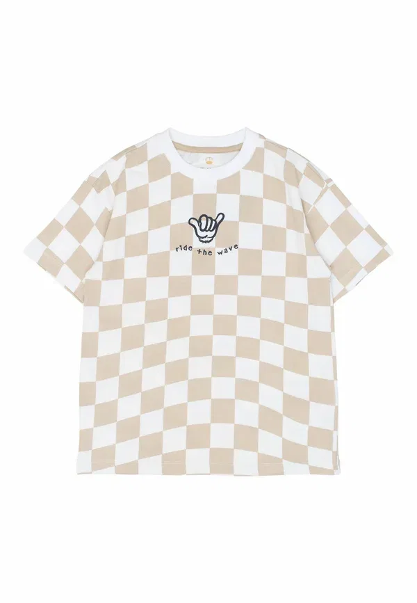 Футболка Tiago tee print t-shirt The New, цвет хаки — фото 3