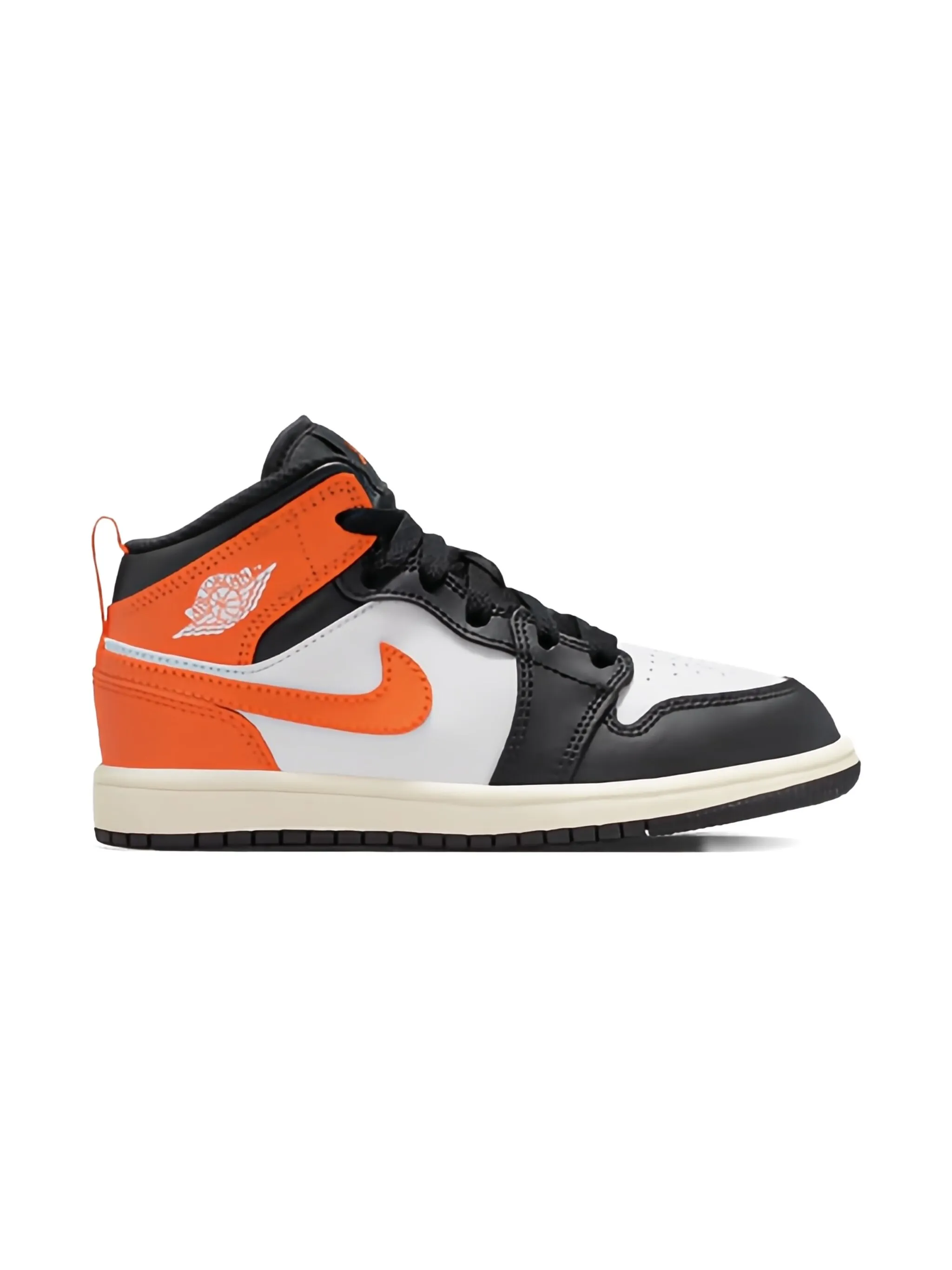 Кроссовки Air Jordan 1 Mid PS Toe Jordan Kids, черный — фото 2