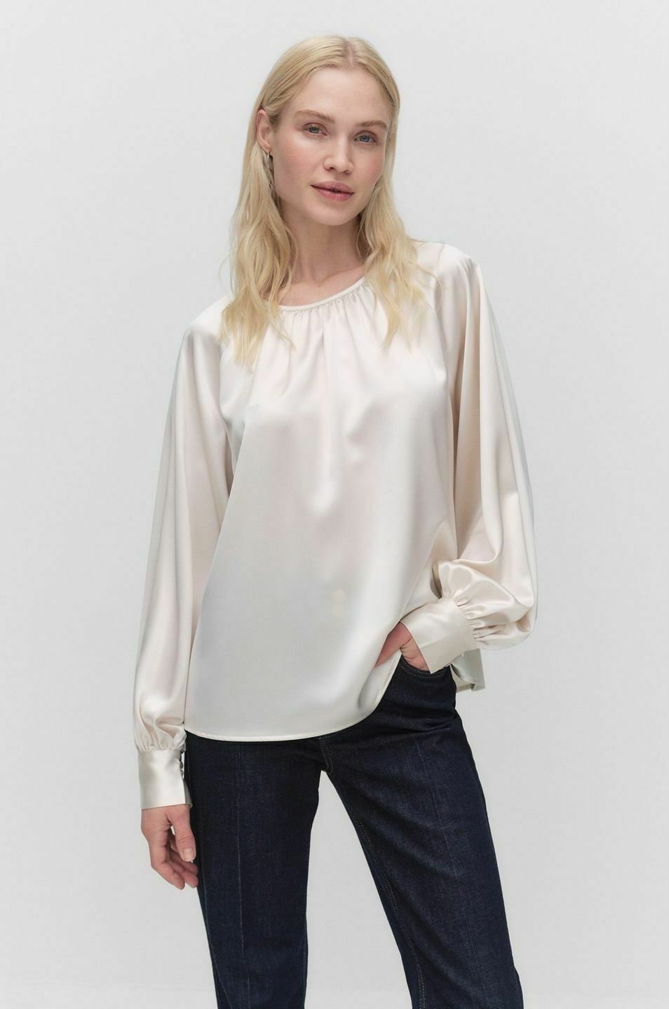

Блуза EMINE LONG SLEEVED STOCKH LM, белый