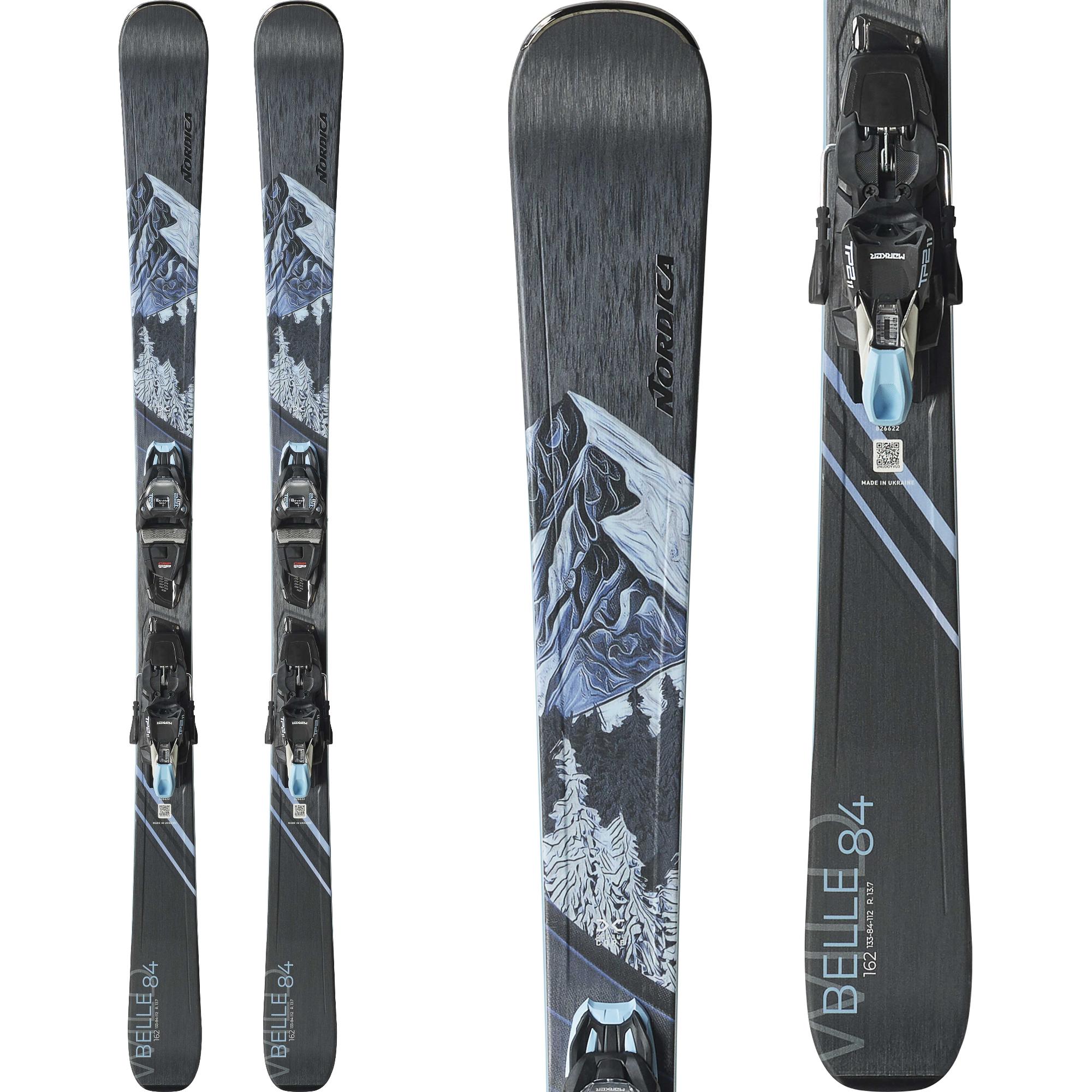 

Женские лыжи Wild Belle DC 84 + крепления FDT 11 '26 Nordica, One Color