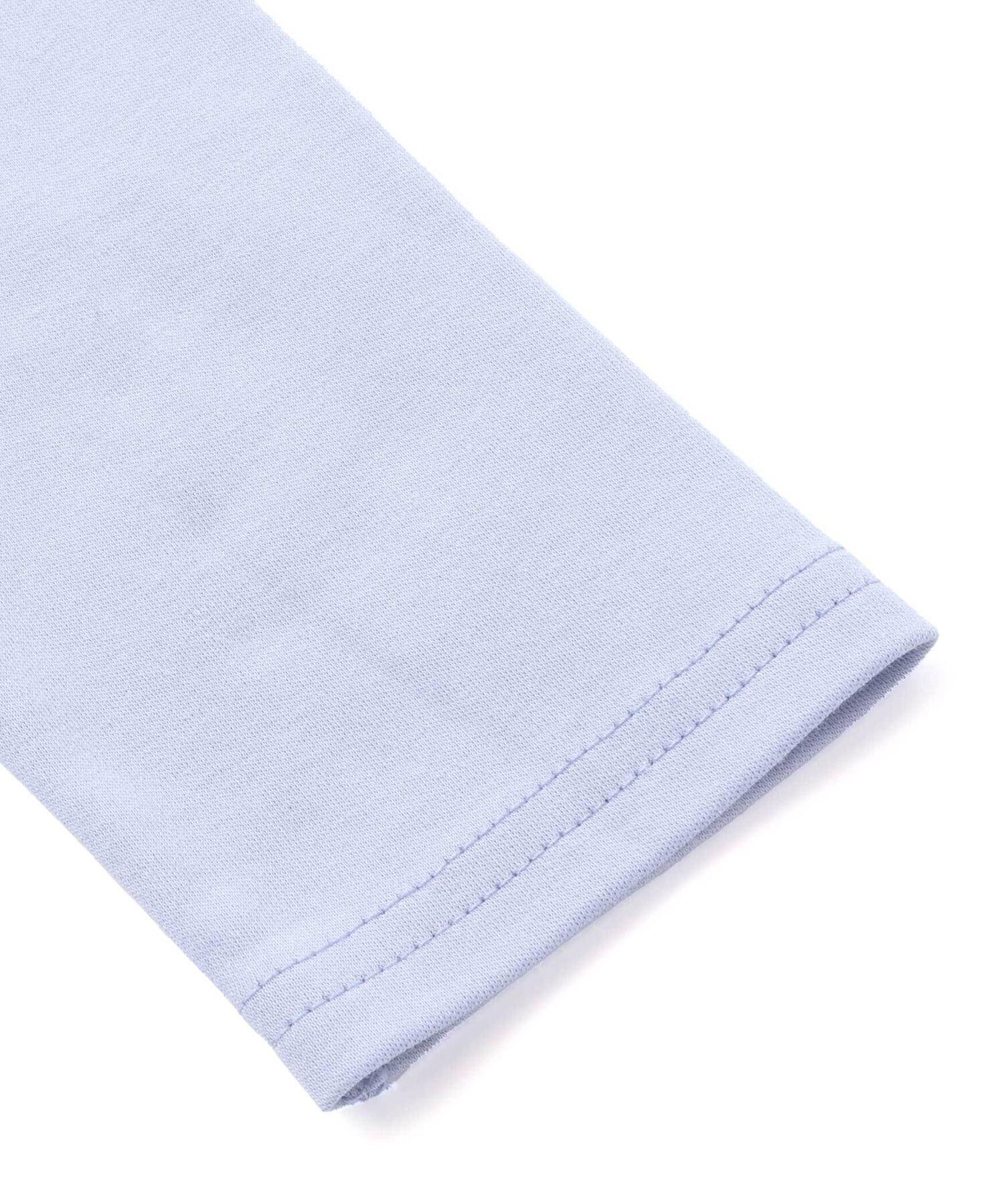 Футболка с длинным рукавом Check Smooth Switch с нашивкой и логотипом (90~160 см) BeBe, Blue — фото 3