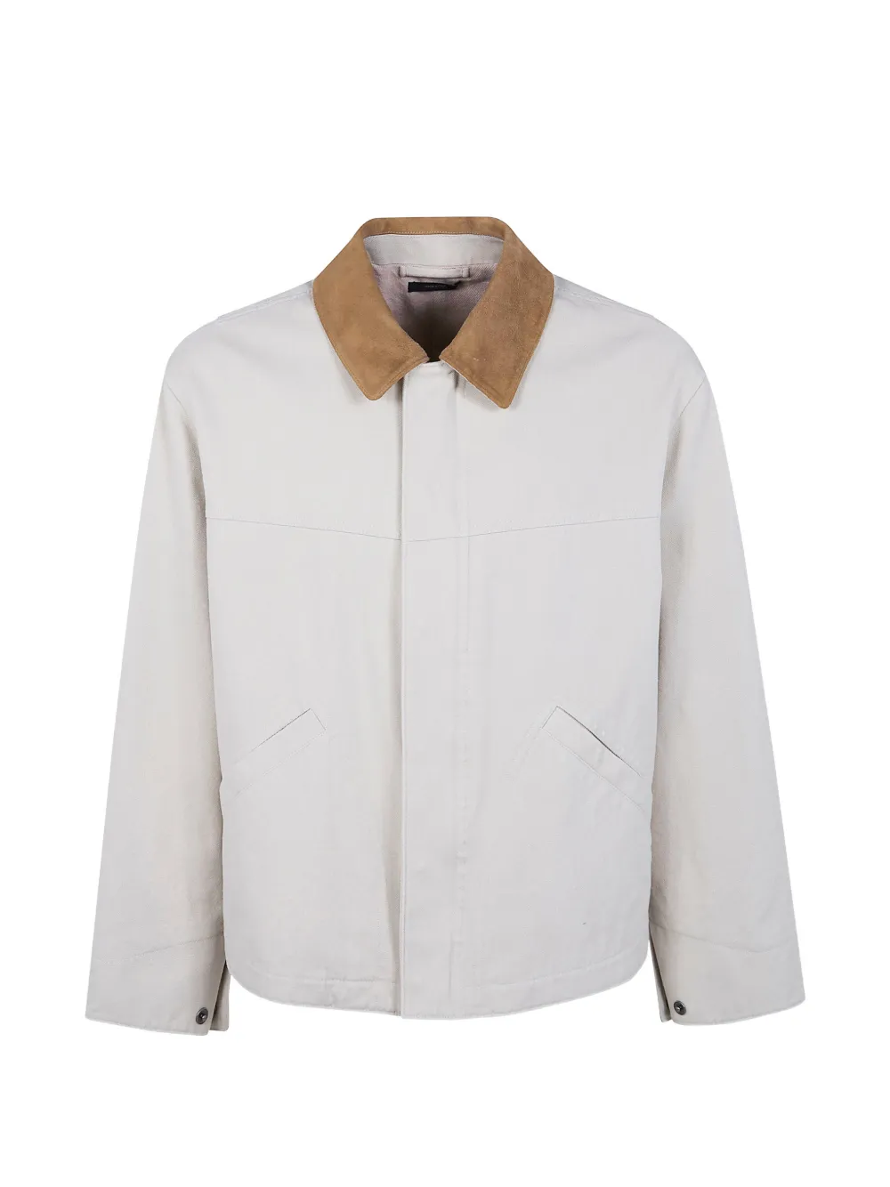 

Рубашка-куртка с замшевым воротником TOM FORD, нейтральный