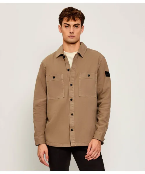 

Рубашка Locky_2_m Oversize fit Boss Orange, коричневый