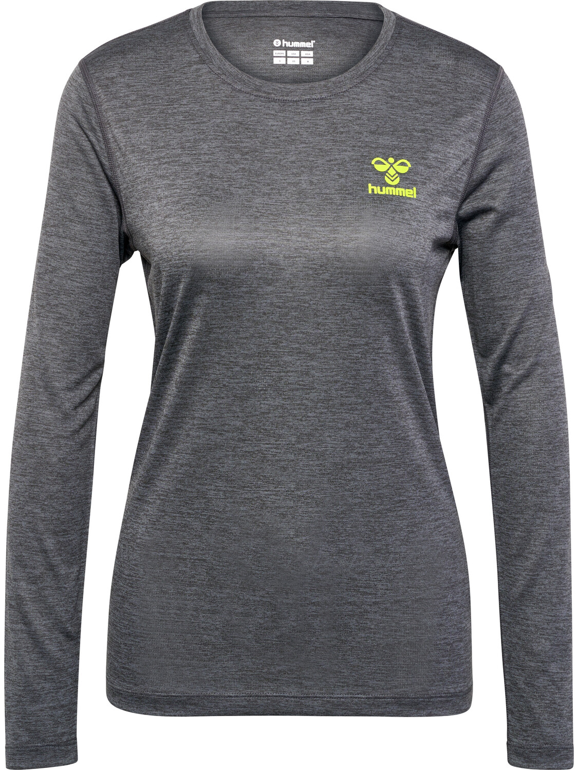 

Футболка Hummel L/S Woman, цвет FORGED IRON MELANGE