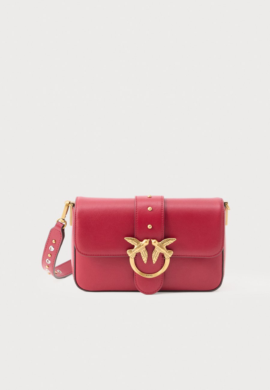 

Сумка кросс-боди Pinko LOVE ONE MINI SLOUCHY, Rosso Lampone/Antique Gold-Coloured/Red