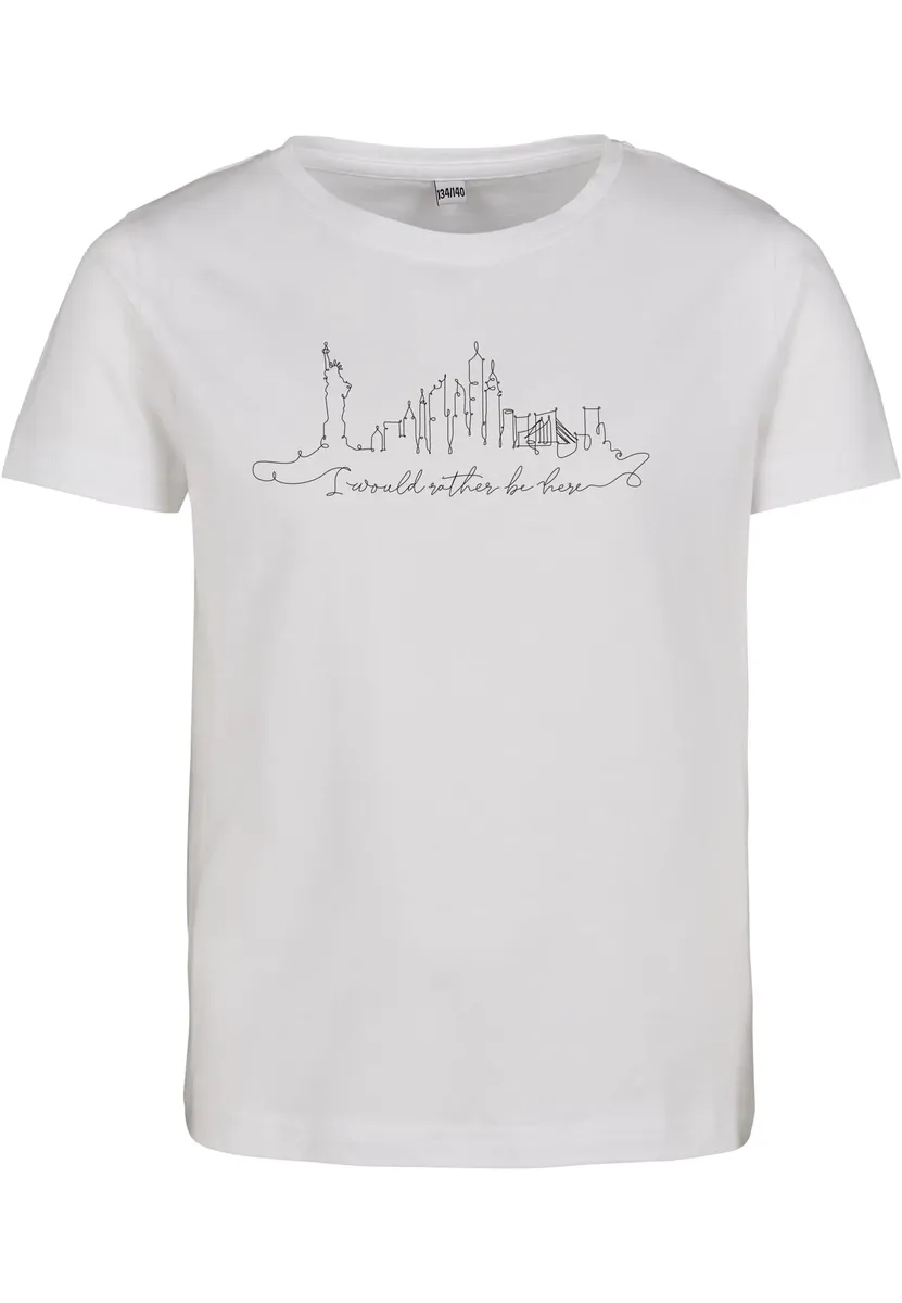 

Футболка Mister Tee "Мужская футболка Mister Kids Want To Be Here" Mistertee, белый