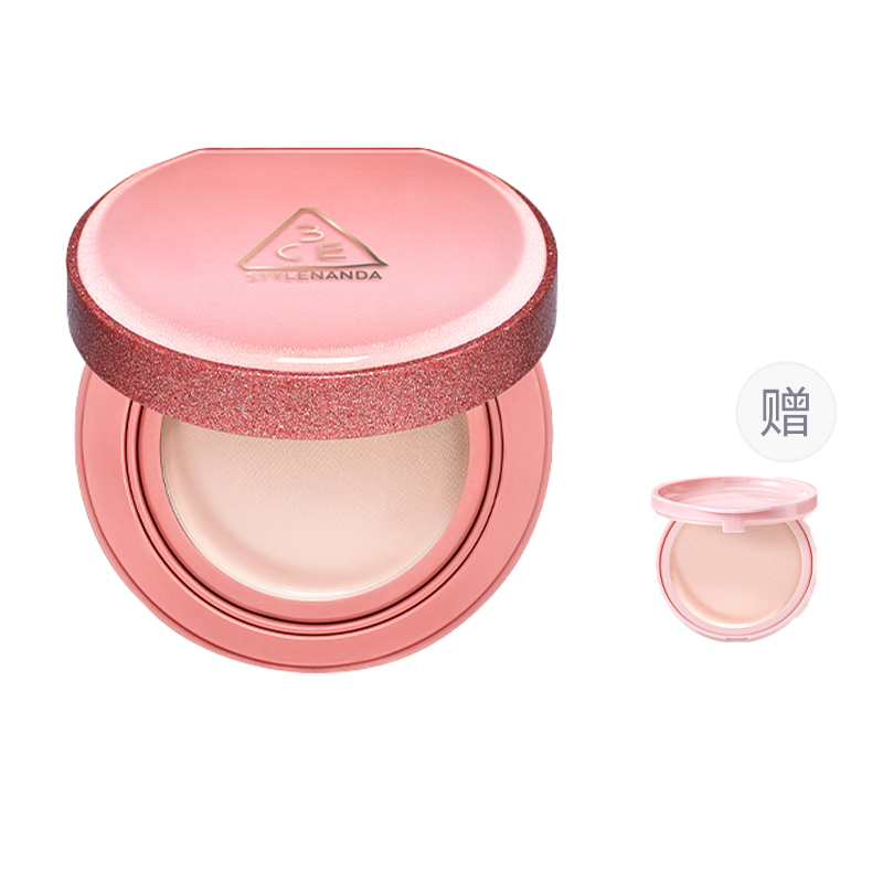 3CE Limited Packaging Quicksand Mist Pink Air Cushion Hydrating And Oil Control 11g — фото 4