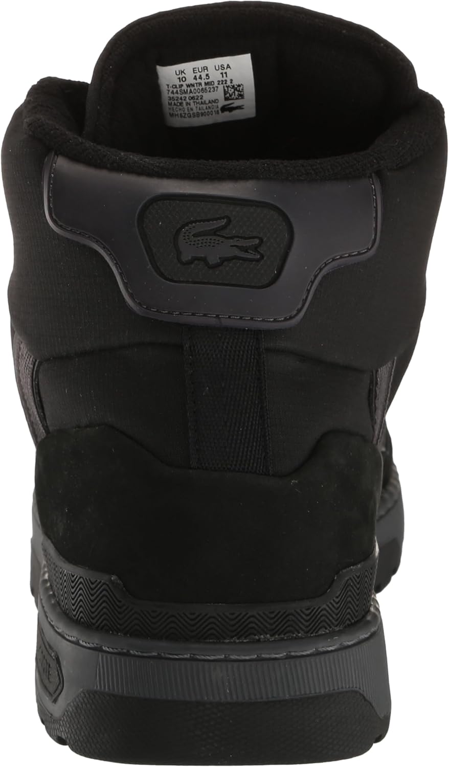 Lacoste мужские кроссовки T-Clip, Winter Black Mid — фото 3