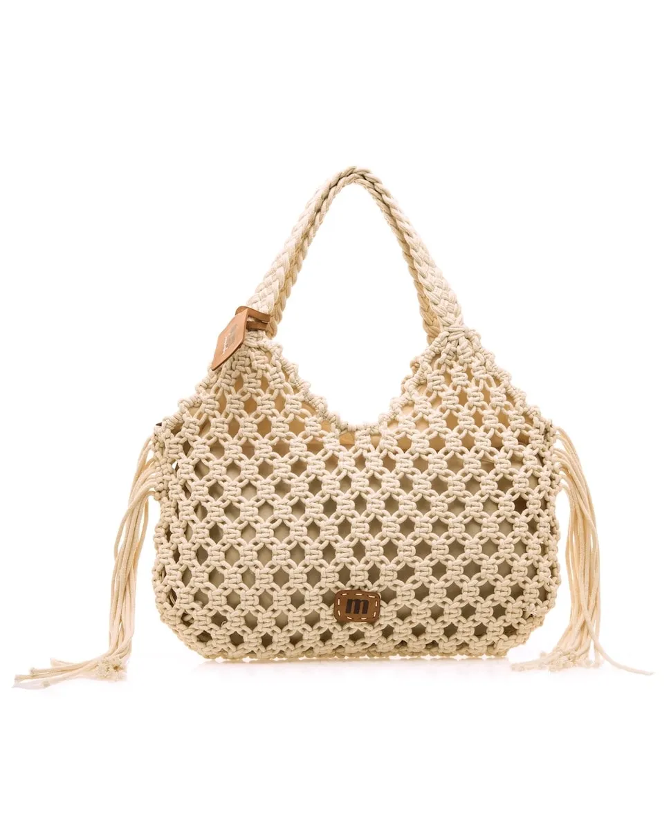 

Женские сумки в стиле макраме из сетки Mustang, цвет Natural, Бежевый, Женские сумки в стиле макраме из сетки Mustang, цвет Natural