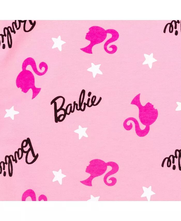 Толстовка-пуловер из французского трикотажа для девочек Barbie, розовый — фото 4