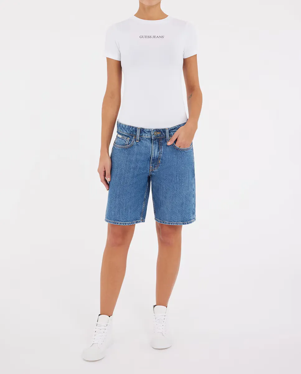 

Мужские джинсовые шорты-бермуды Guess Jeans, голубой