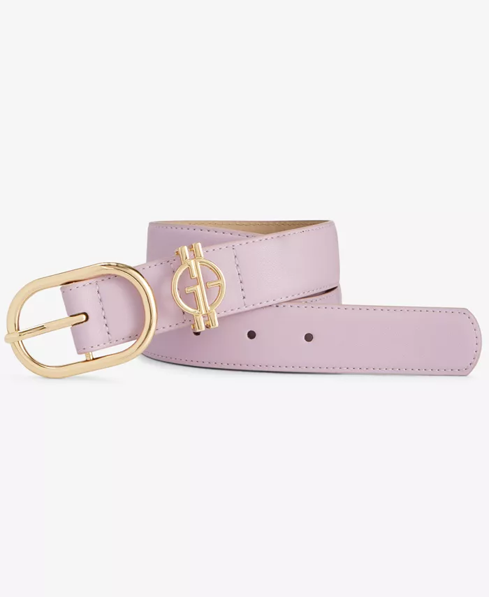 

Женский пояс с вырезанным логотипом Loop Pant Belt Giani Bernini, фиолетовый