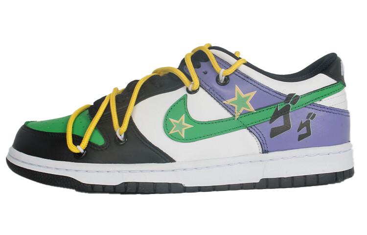 

Кроссовки Nike Dunk Skateboard Shoes Women's Low-Top White Black, черный