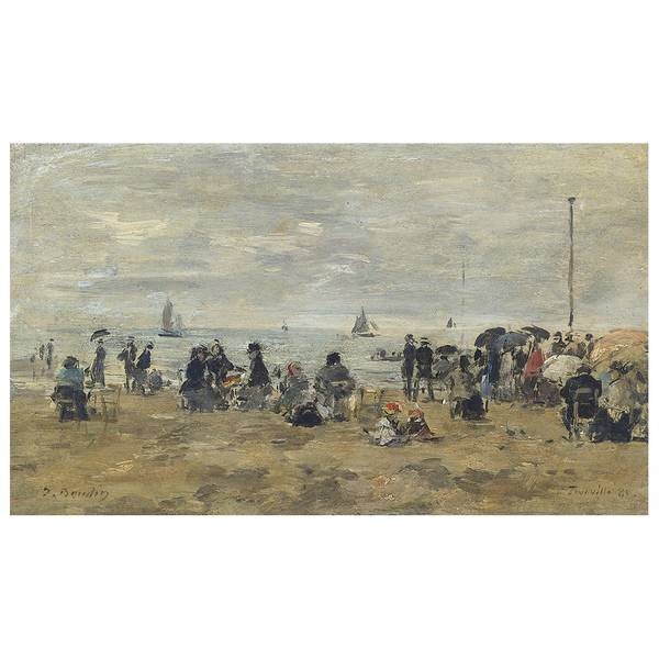 

Фреска LegendArte Trouville. Scène De Plage, многоцветный