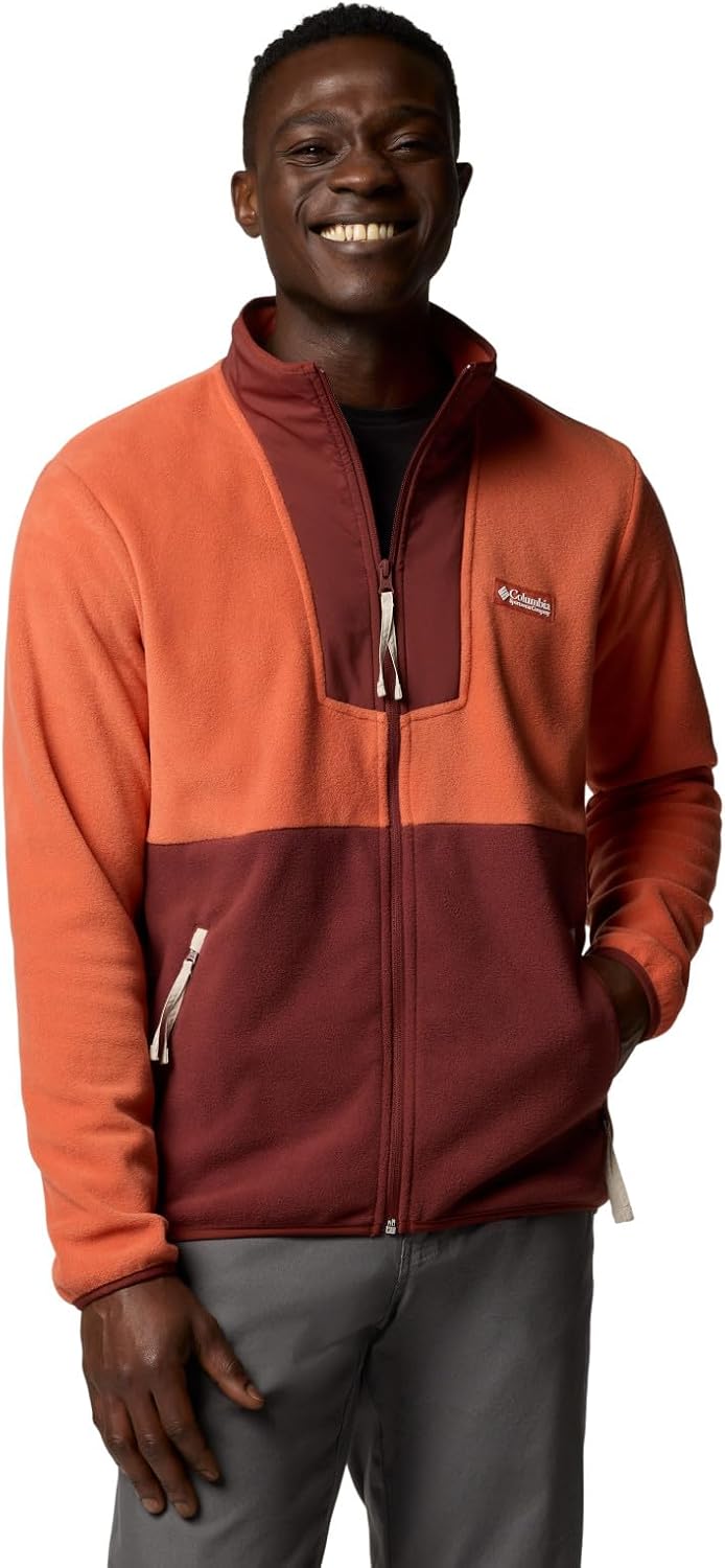 

Columbia мужская флисовая толстовка Sequoia Grove с молнией, Tuscan/Spice