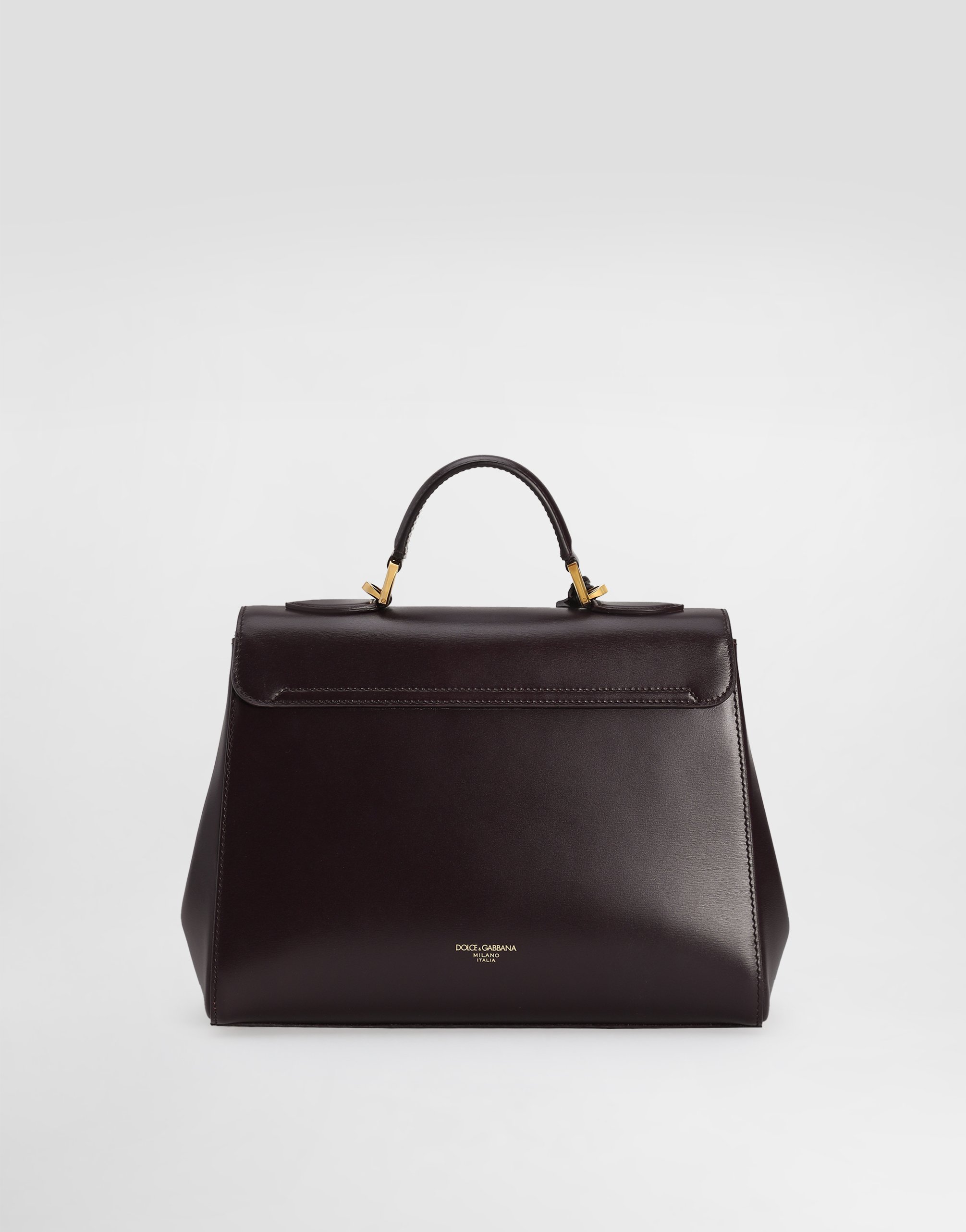 Сумка Marlene из телячьей кожи palmellato DOLCE & GABBANA, бордовый — фото 4