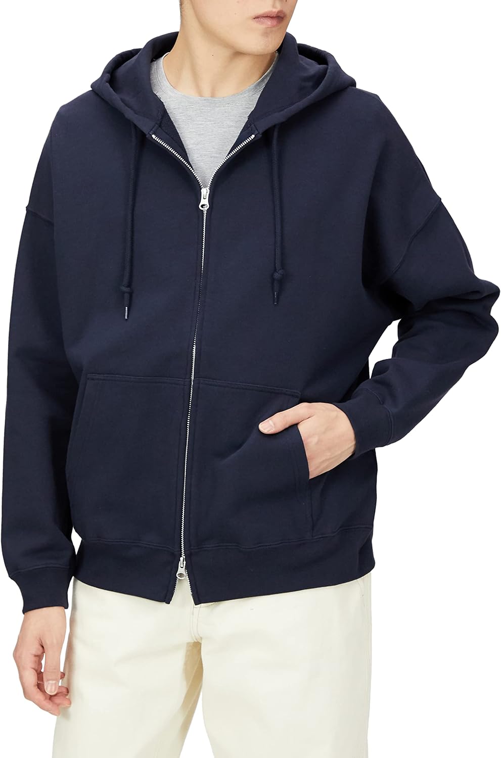 

Толстовка United Athletic, 10 унций, крупный силуэт, толстовка, худи на молнии, цвет «задний ворс», темно-синий