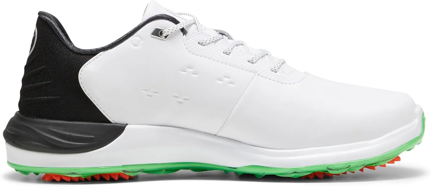 Мужские гольф-кроссовки Puma PHANTOMCAT Nitro, белый/черный/зеленый — фото 4