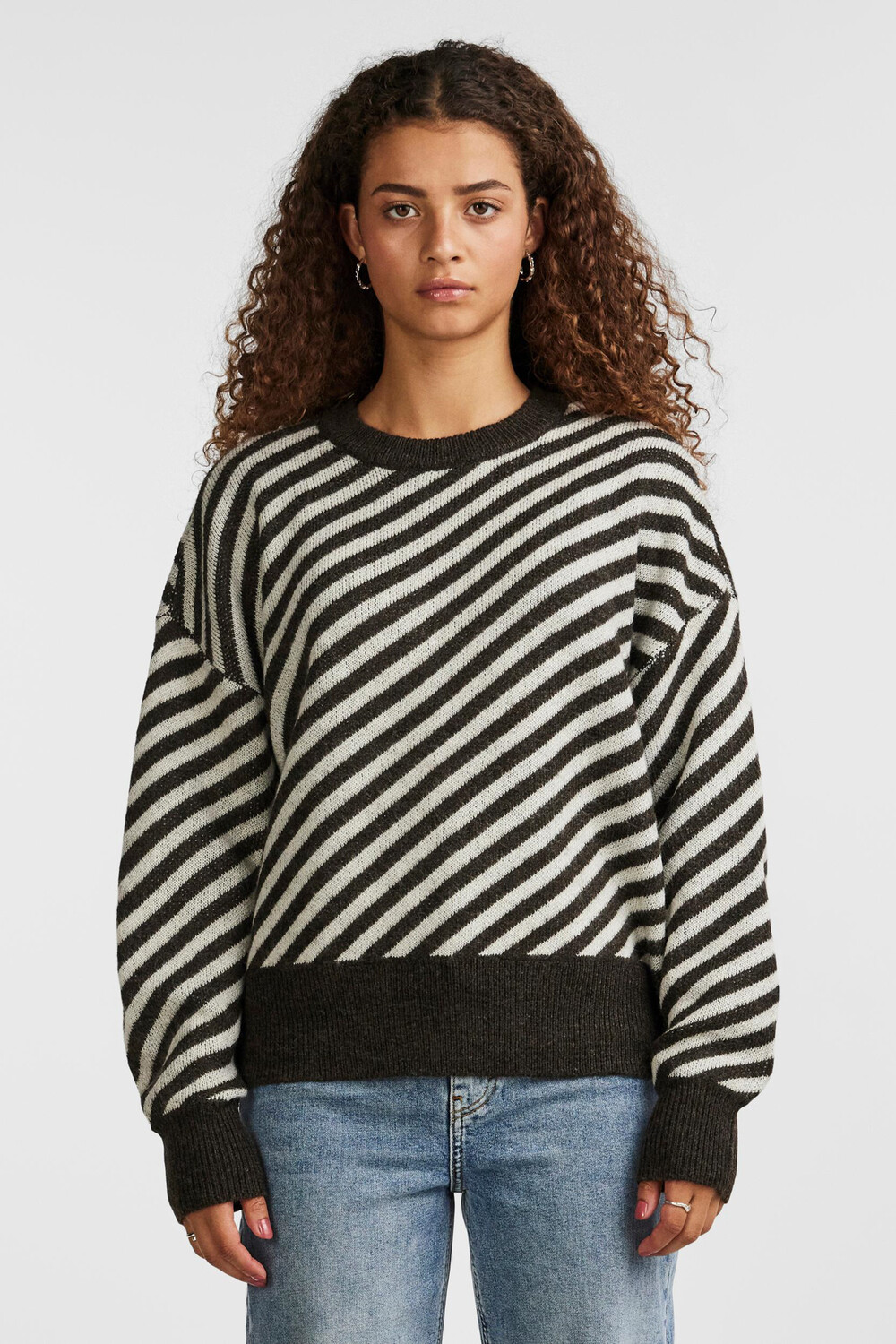 

Свитер - Фиолетовый - Классический крой PIECES, фиолетовый