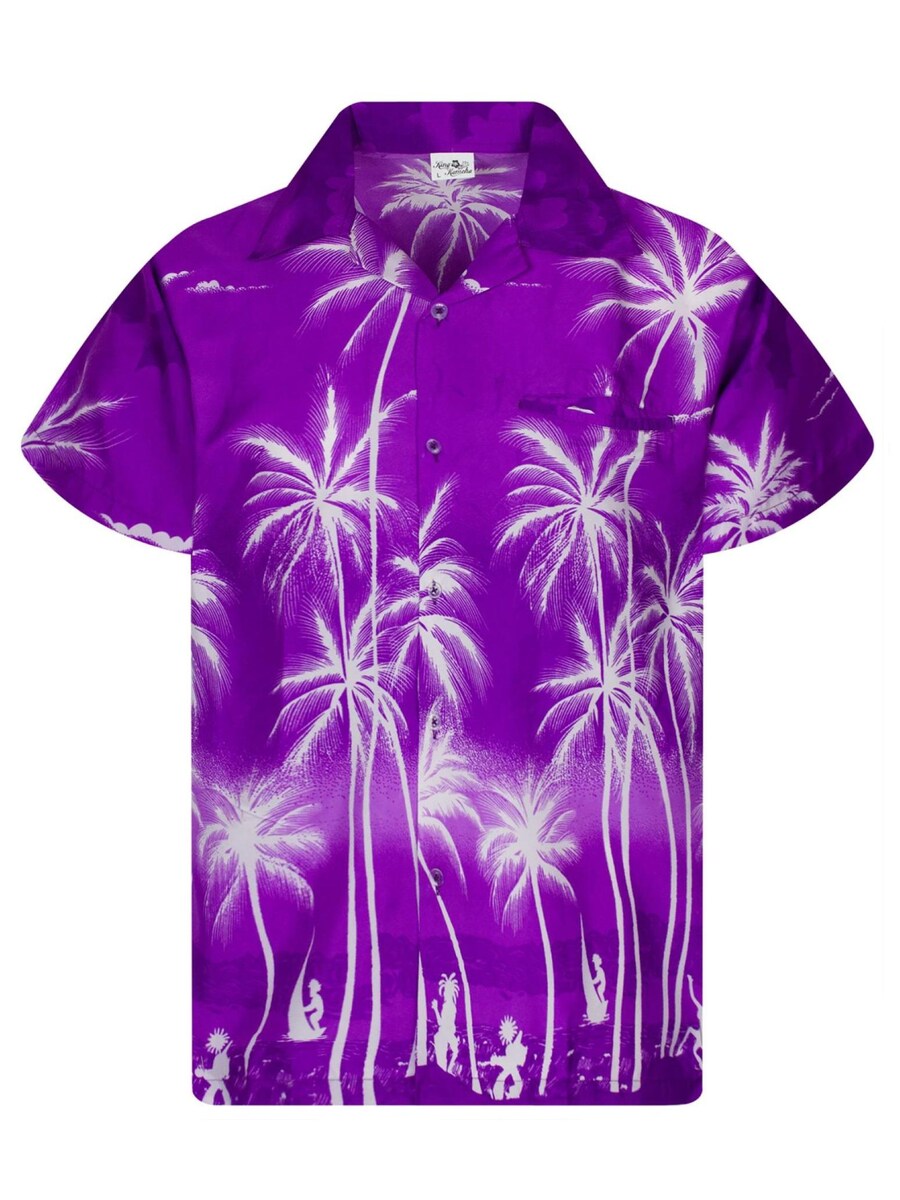 

Рубашка King Kameha Beach Negative, фиолетовый