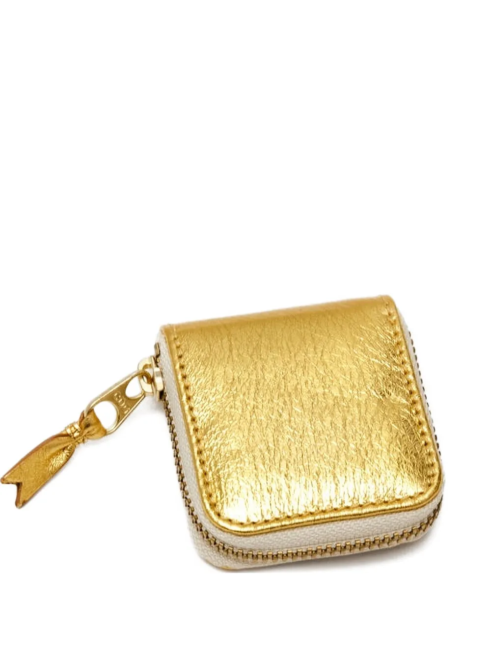 

Квадратный кошелек на молнии Comme Des Garçons Wallet, золотой