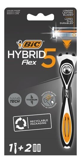 

Бритва Bic System Hybrid Flex 5 в блистере 1 шт + сменные картриджи