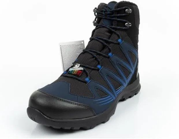 Ботинки Salomon Shoes Woodsen 2 TS CSWP Black/Navy Blue — фото 3