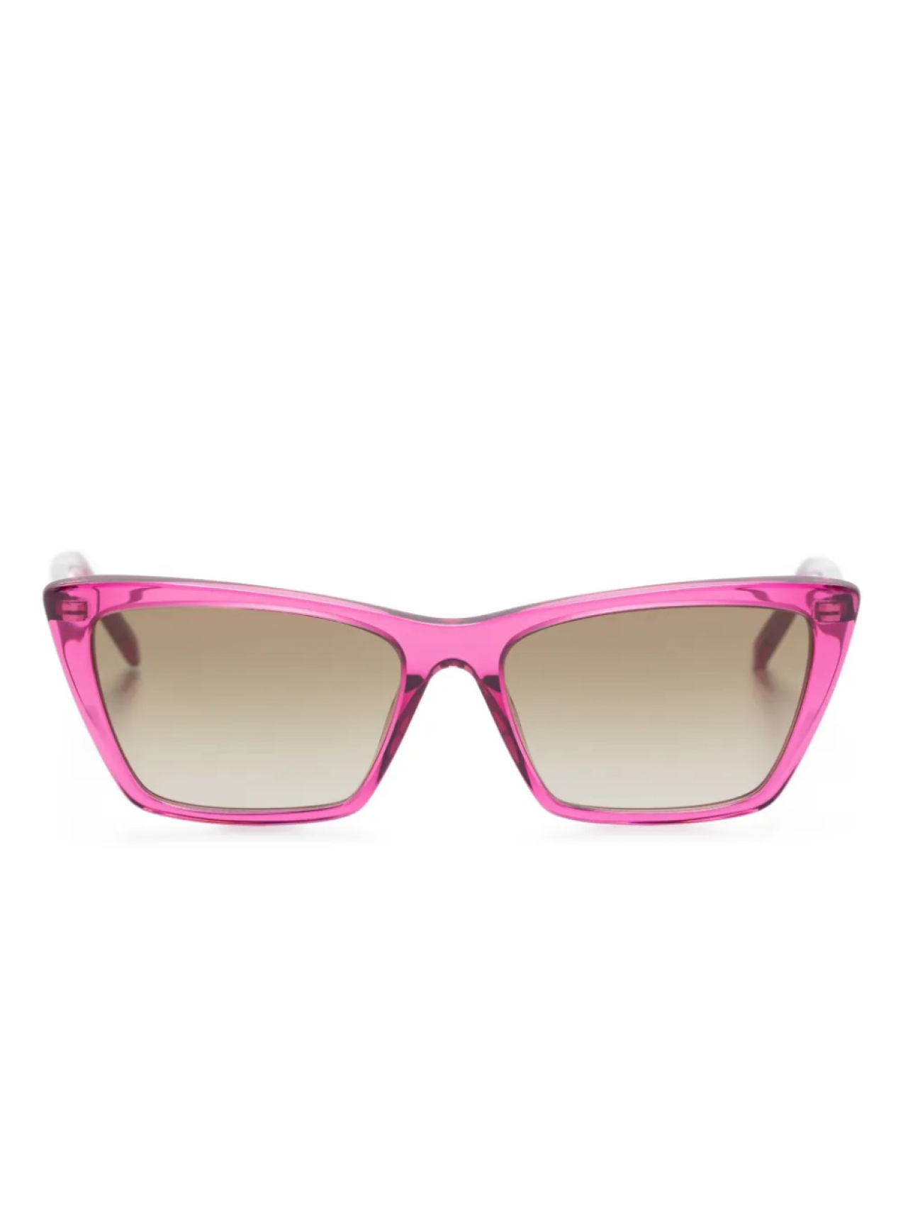 

Солнцезащитные очки в квадратной оправе Saint Laurent Eyewear, розовый