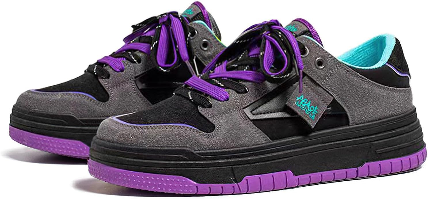 

Мужские модные кроссовки Exusiai с цветными блоками для скейтбординга, стильные повседневные массивные кроссовки, удобная обувь для прогулок, дышащие платформенные кроссовки, комфортные теннисные shoes, черный